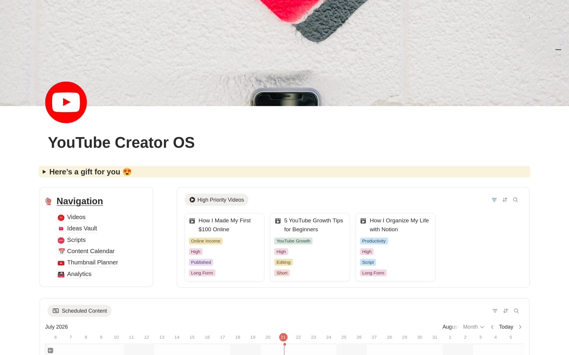 YouTube Creator OS