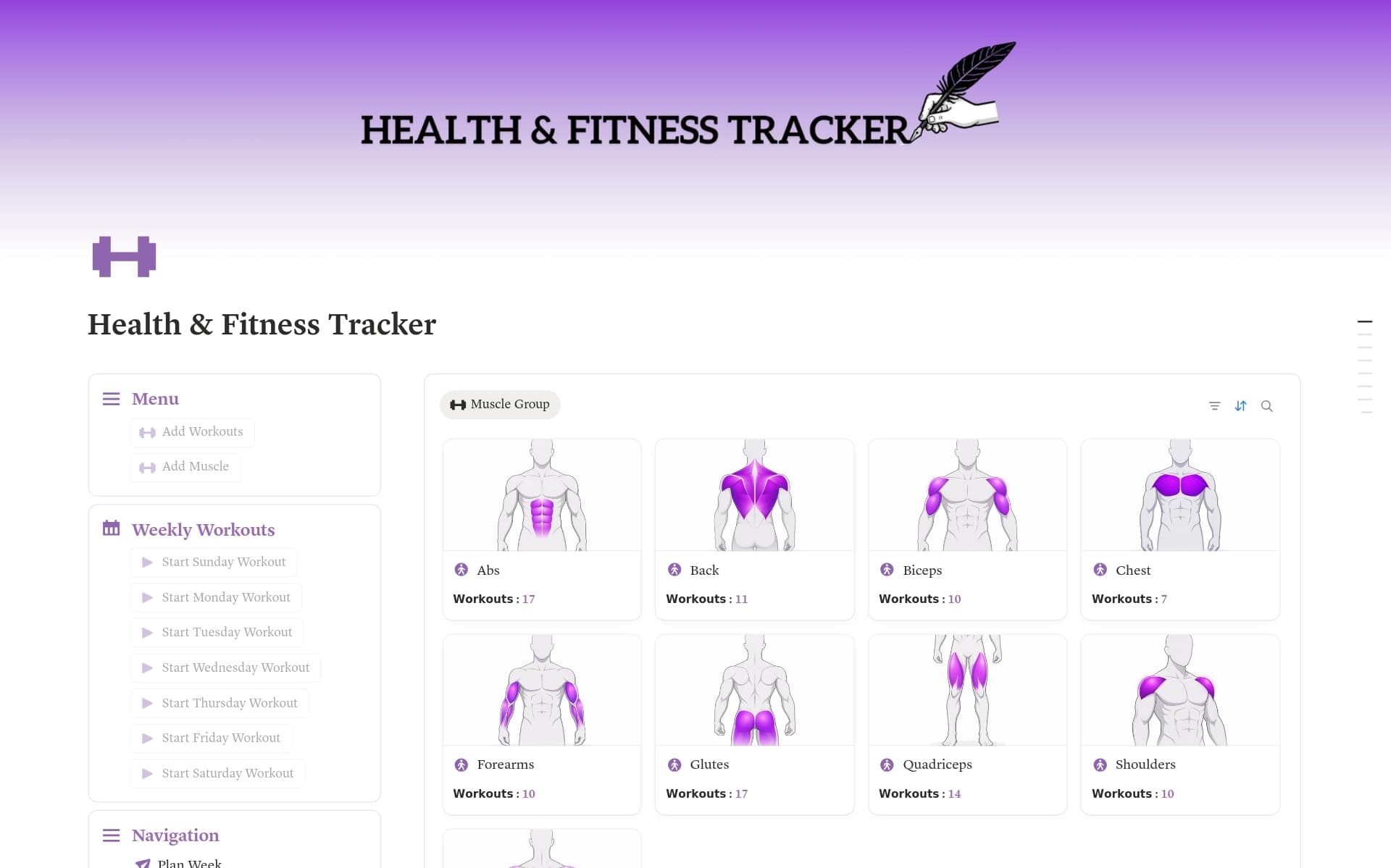 Health & Fitness Tracker