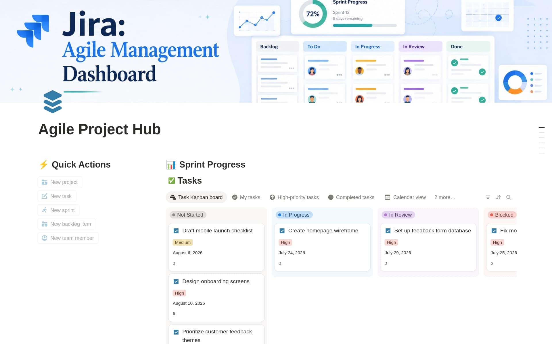 Agile Project Hub