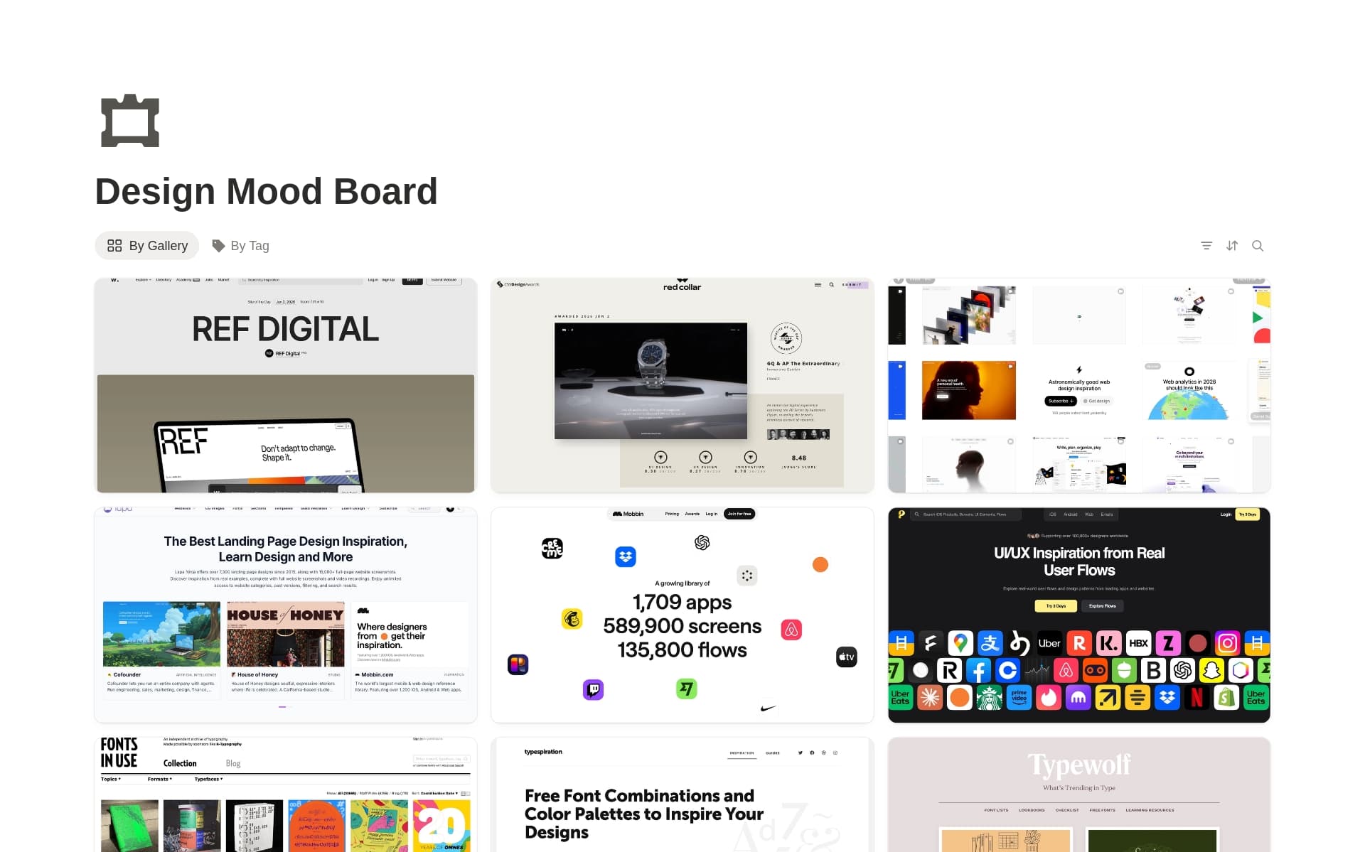 Design Mood Board