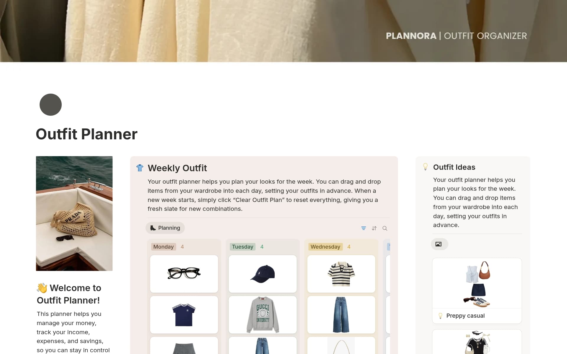 Outfit Organizer