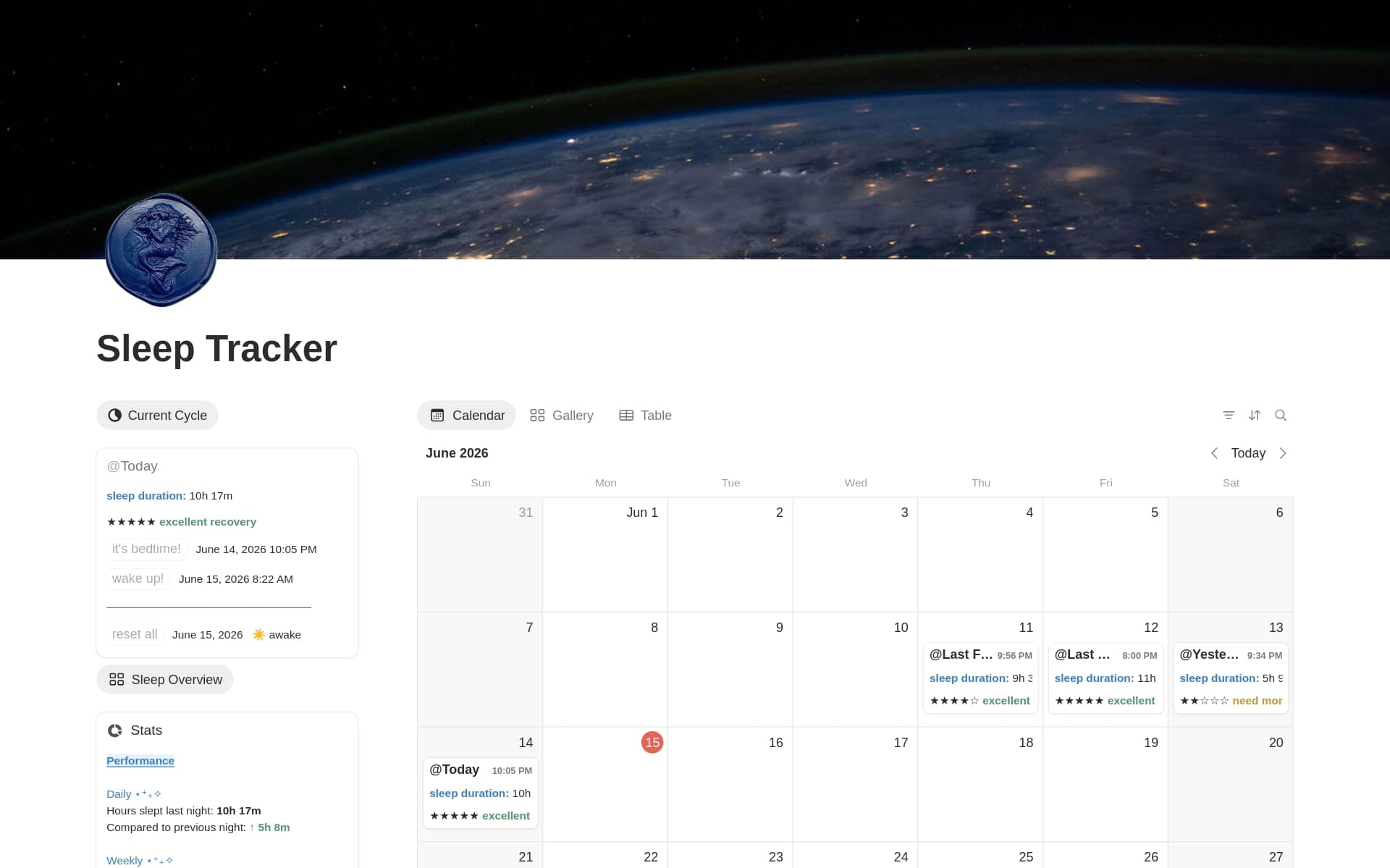 The Complete Sleep Tracking Dashboard