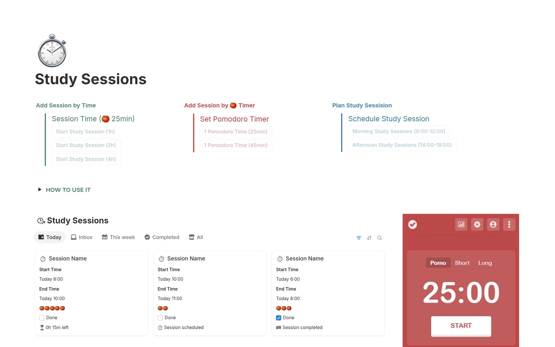 Pomodoro Tracker