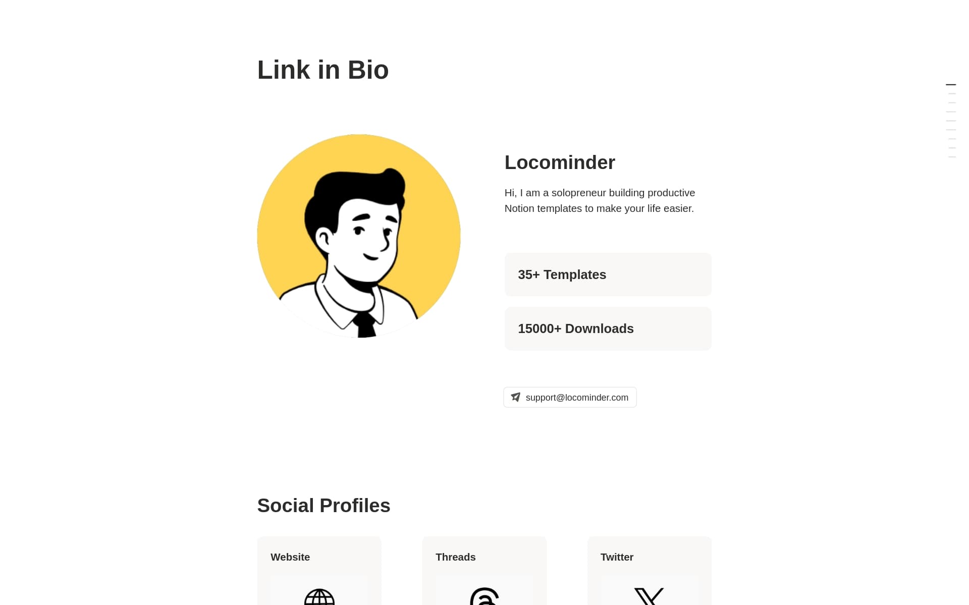 Link in Bio Website