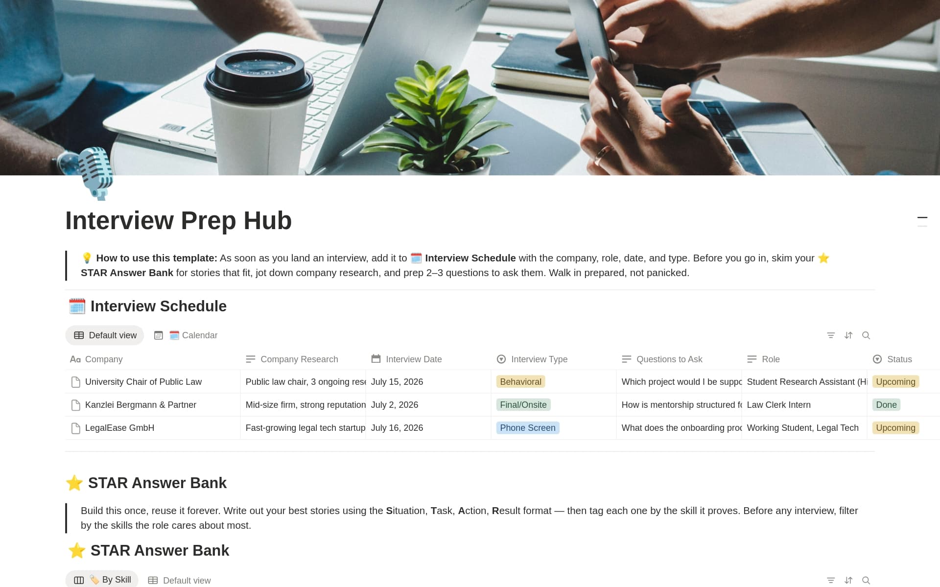 Interview Prep Hub