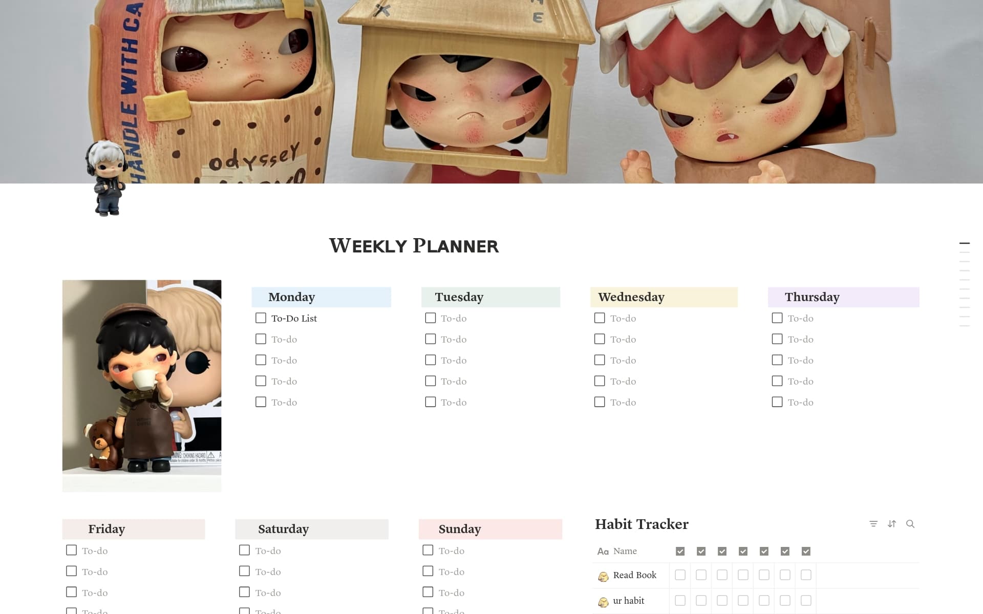 Weekly Planner Hirono