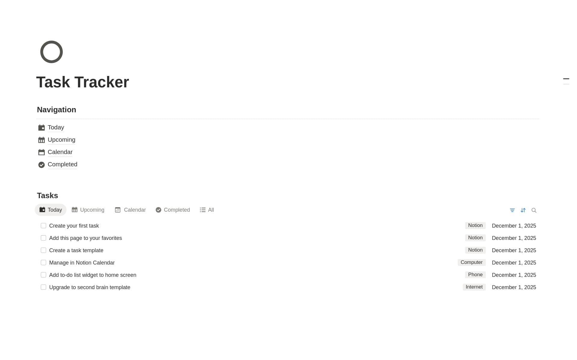 To-do Lists and Task Tracker