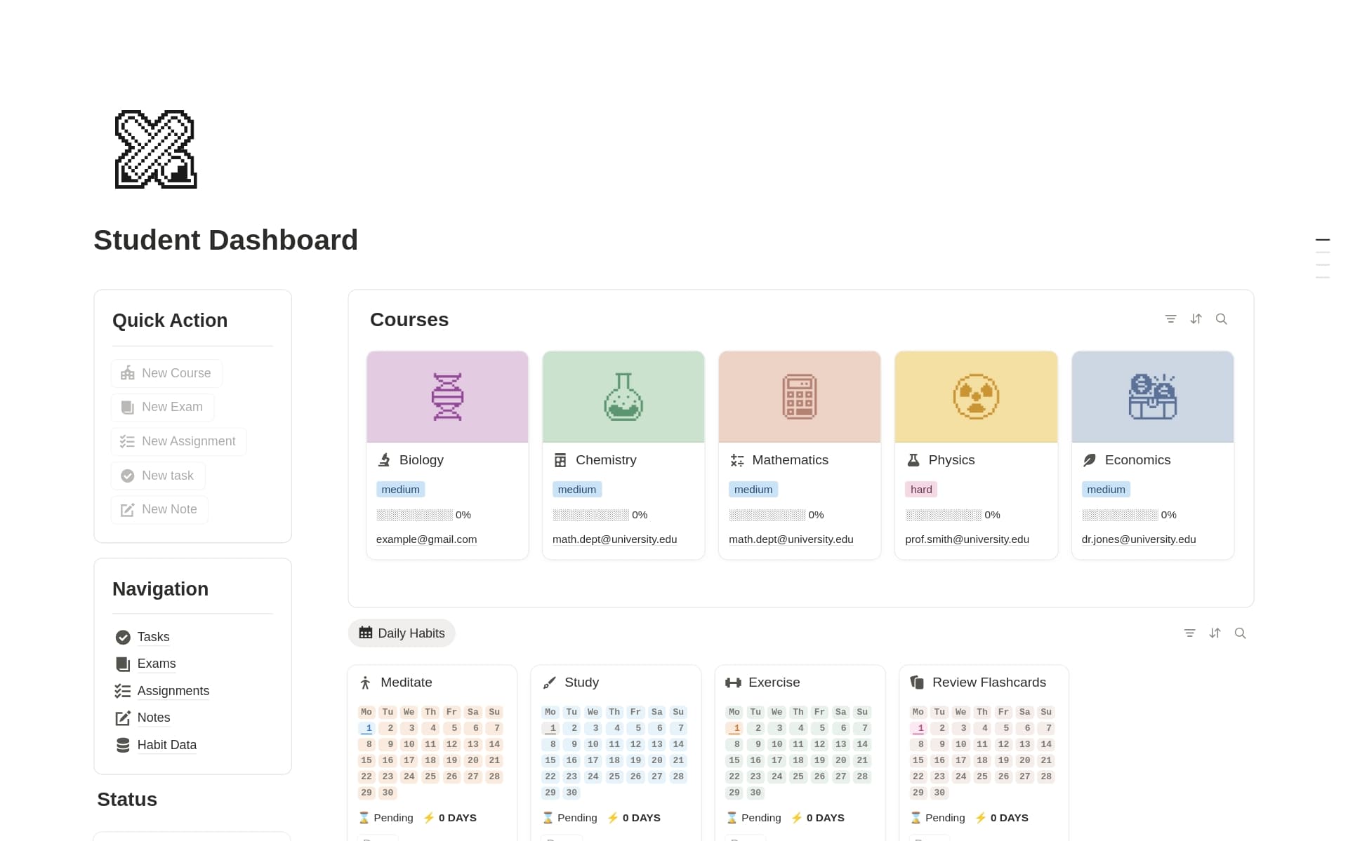 Student Dashboard