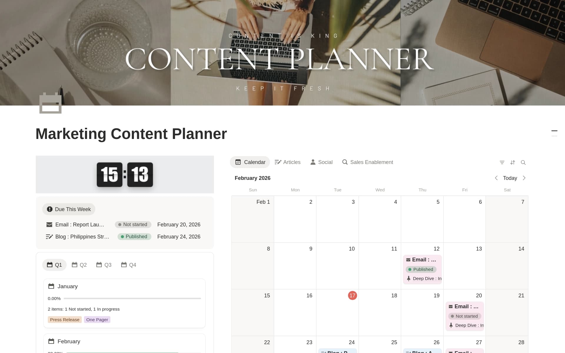 Content Planner Marketing