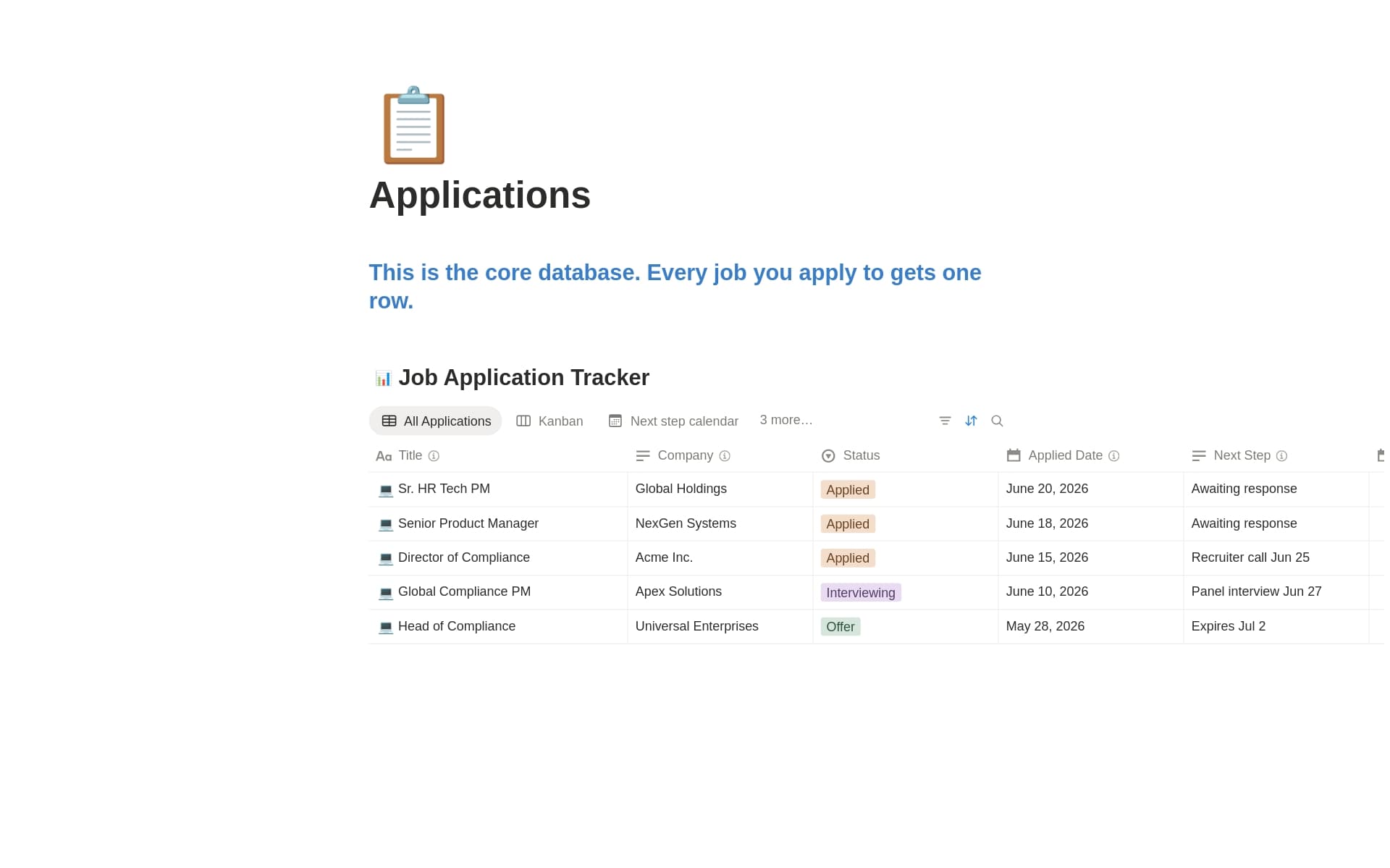 Job Application Tracker