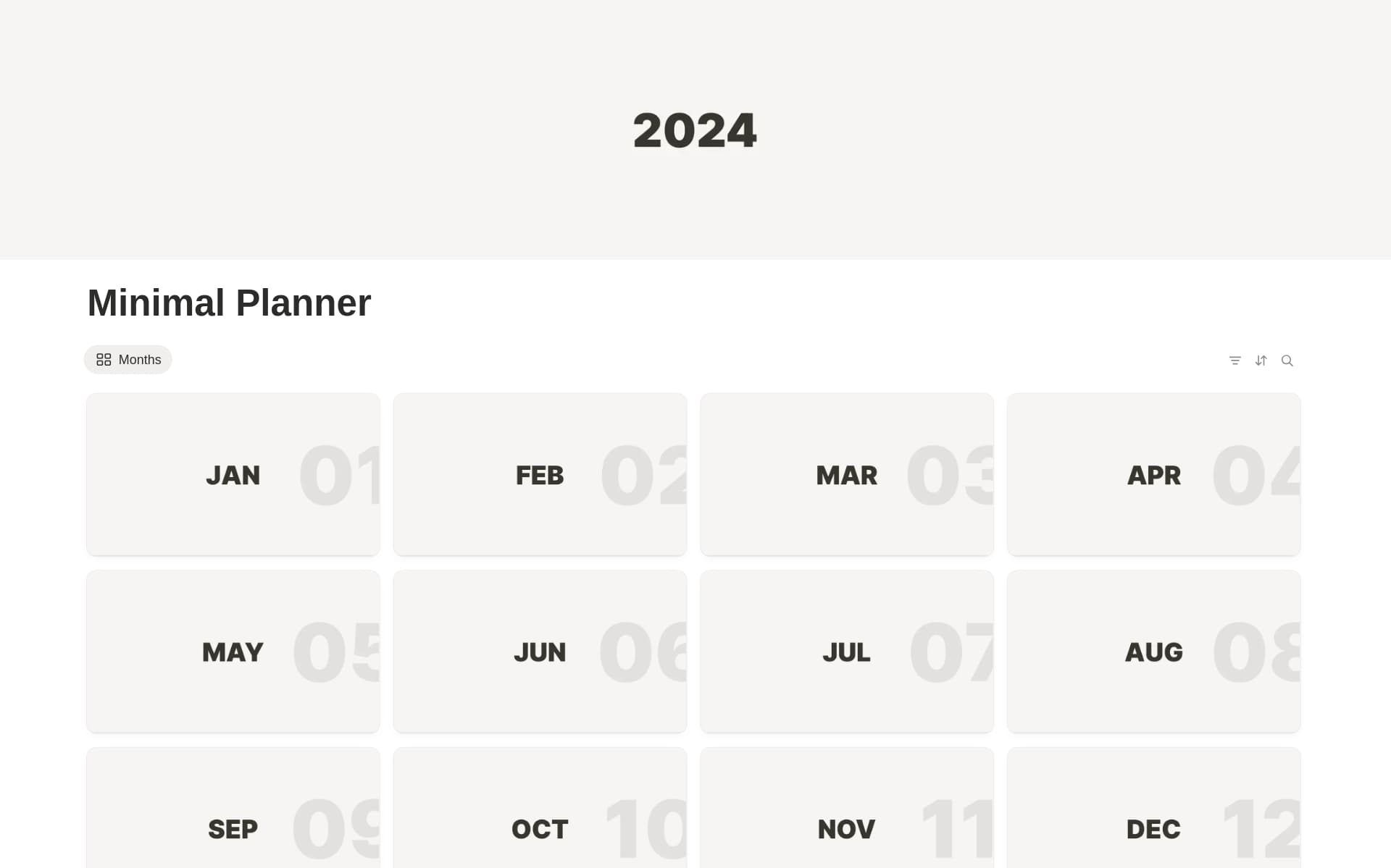 Monthly Planner