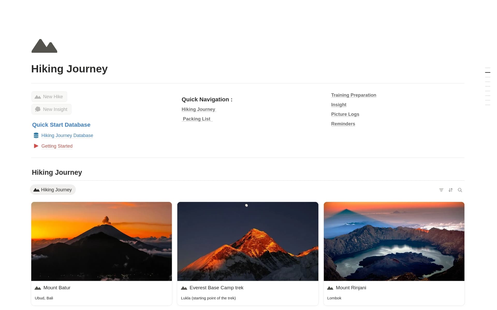Hiking Journey OS