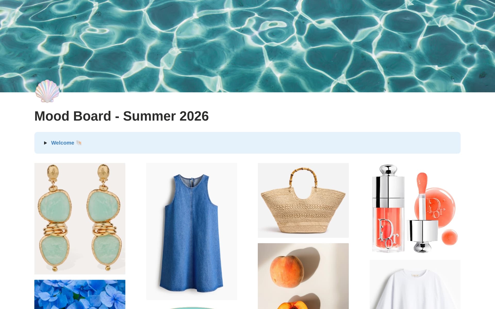 Mood Board - Summer 2026