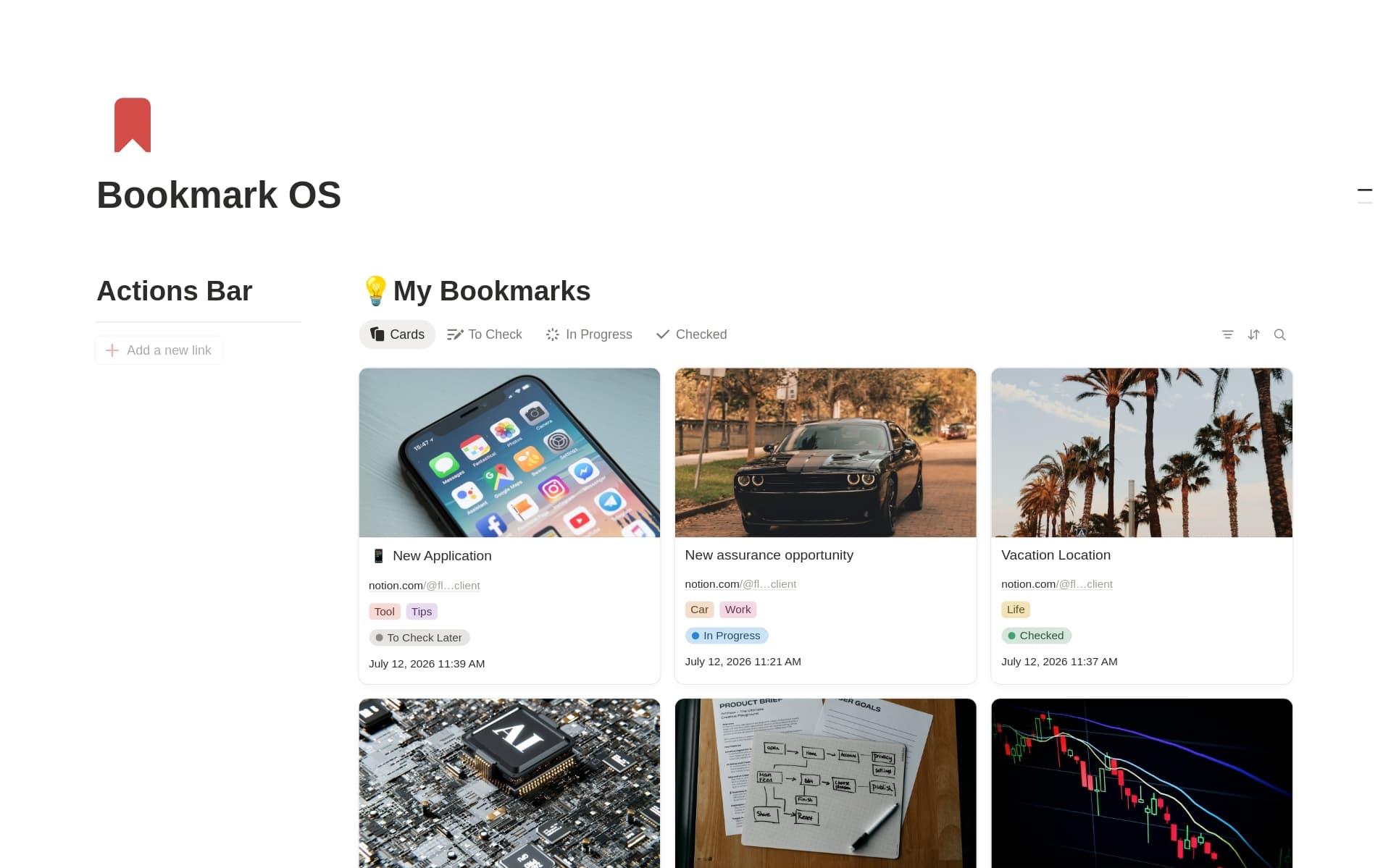 Bookmark OS
