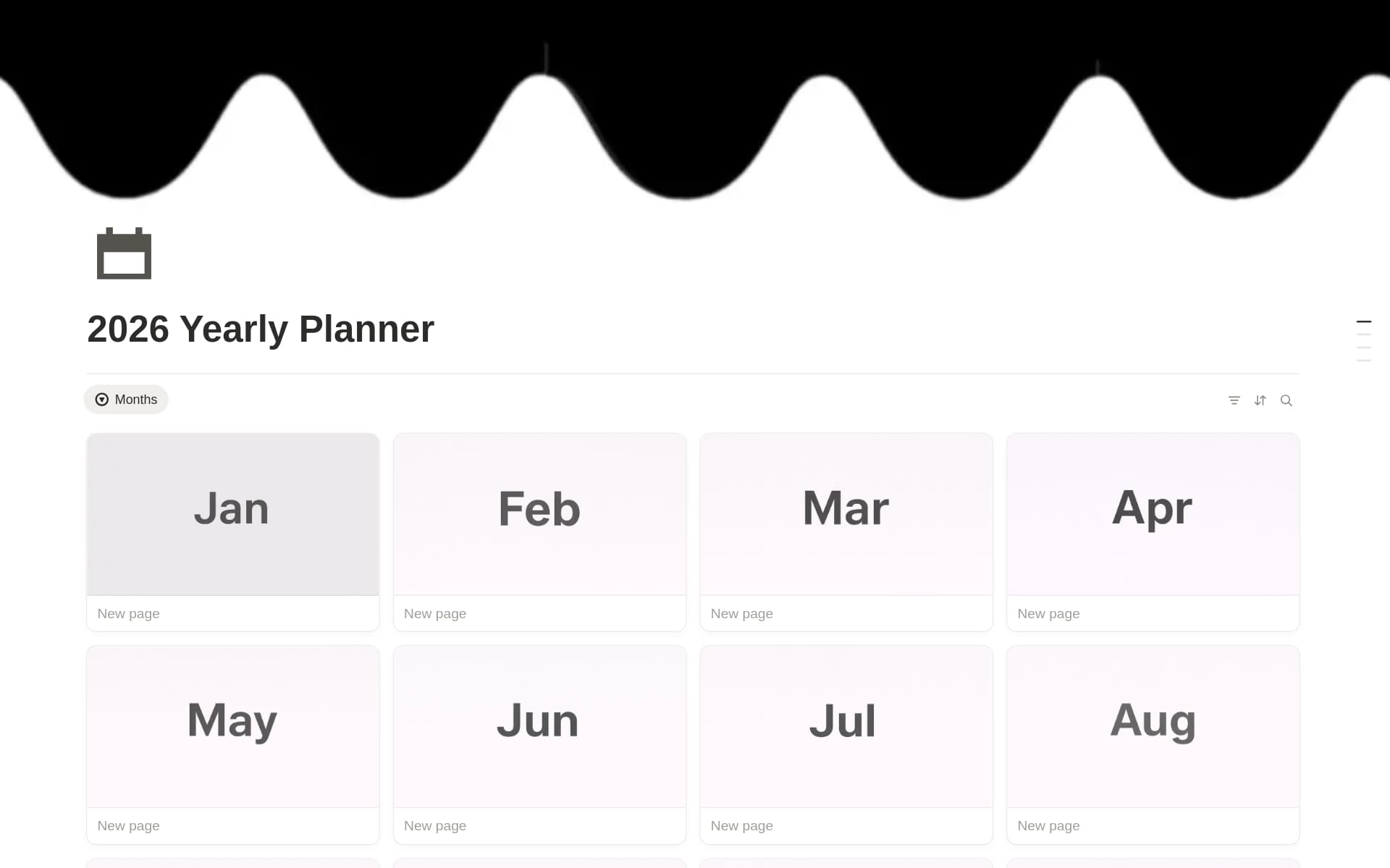 2026 Yearly Planner