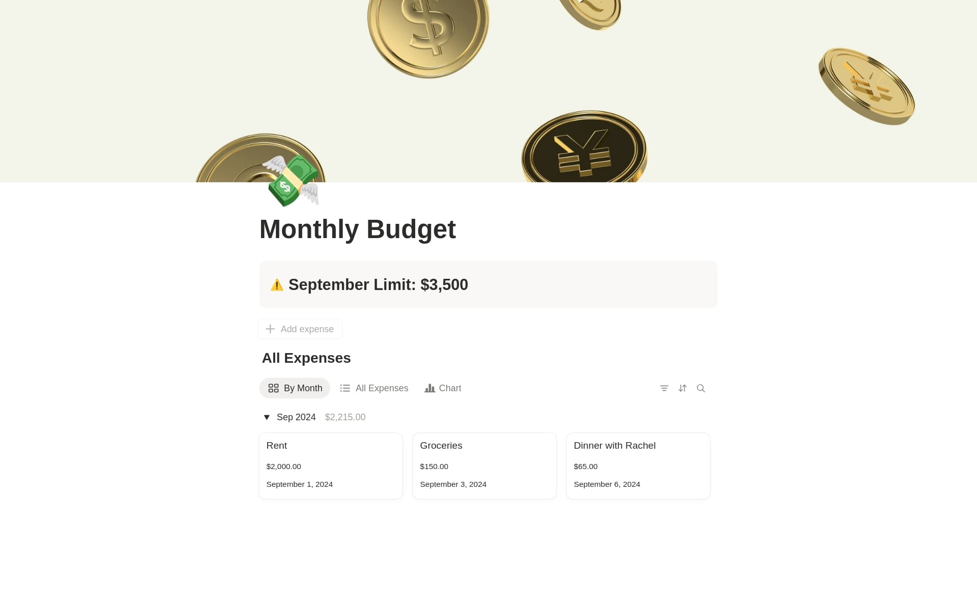 Monthly Budget