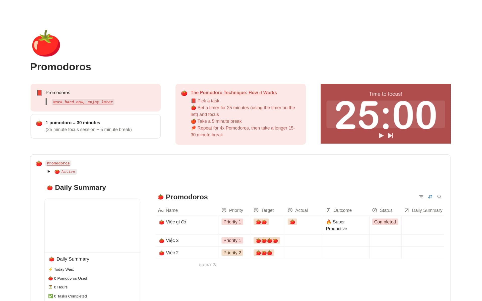 Pomodoro Focus System
