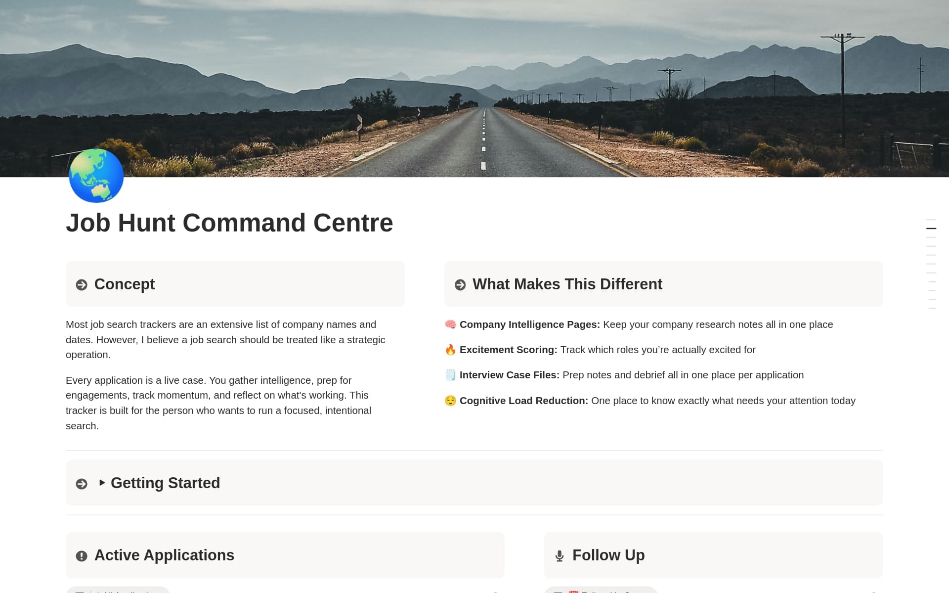 Job Hunt Command Centre