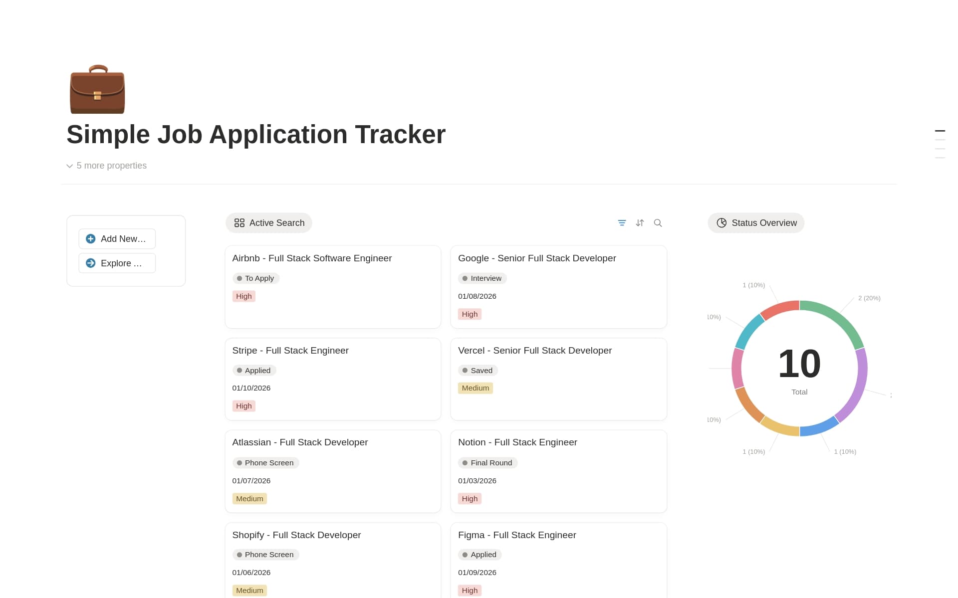 Job Application Tracker 2026
