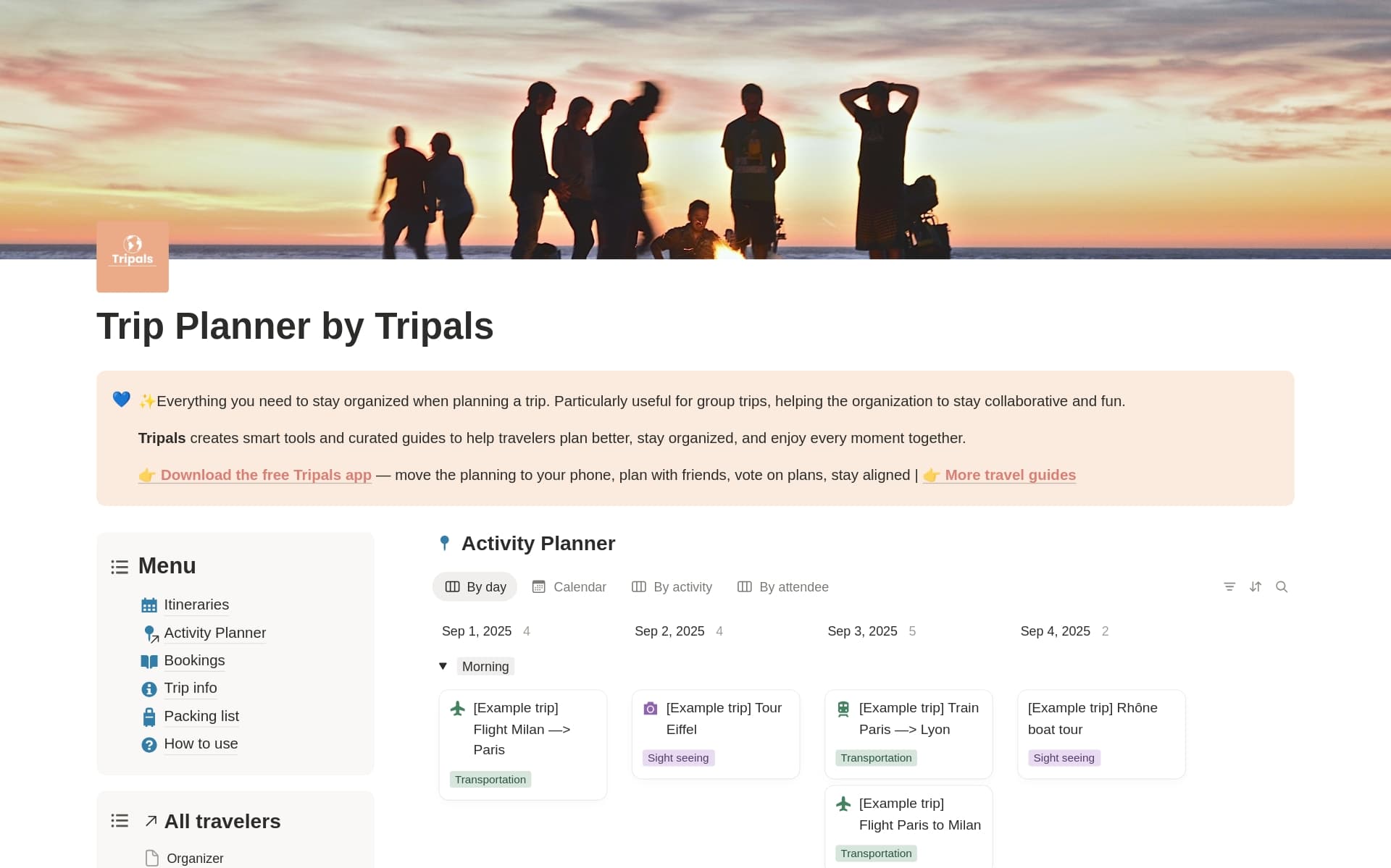 Trip Planner by Tripals