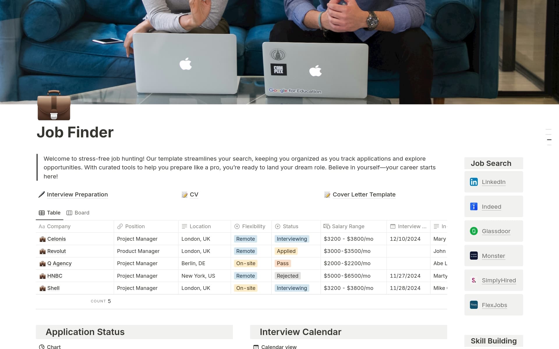 Job Tracker: The Ultimate Job Search Companion