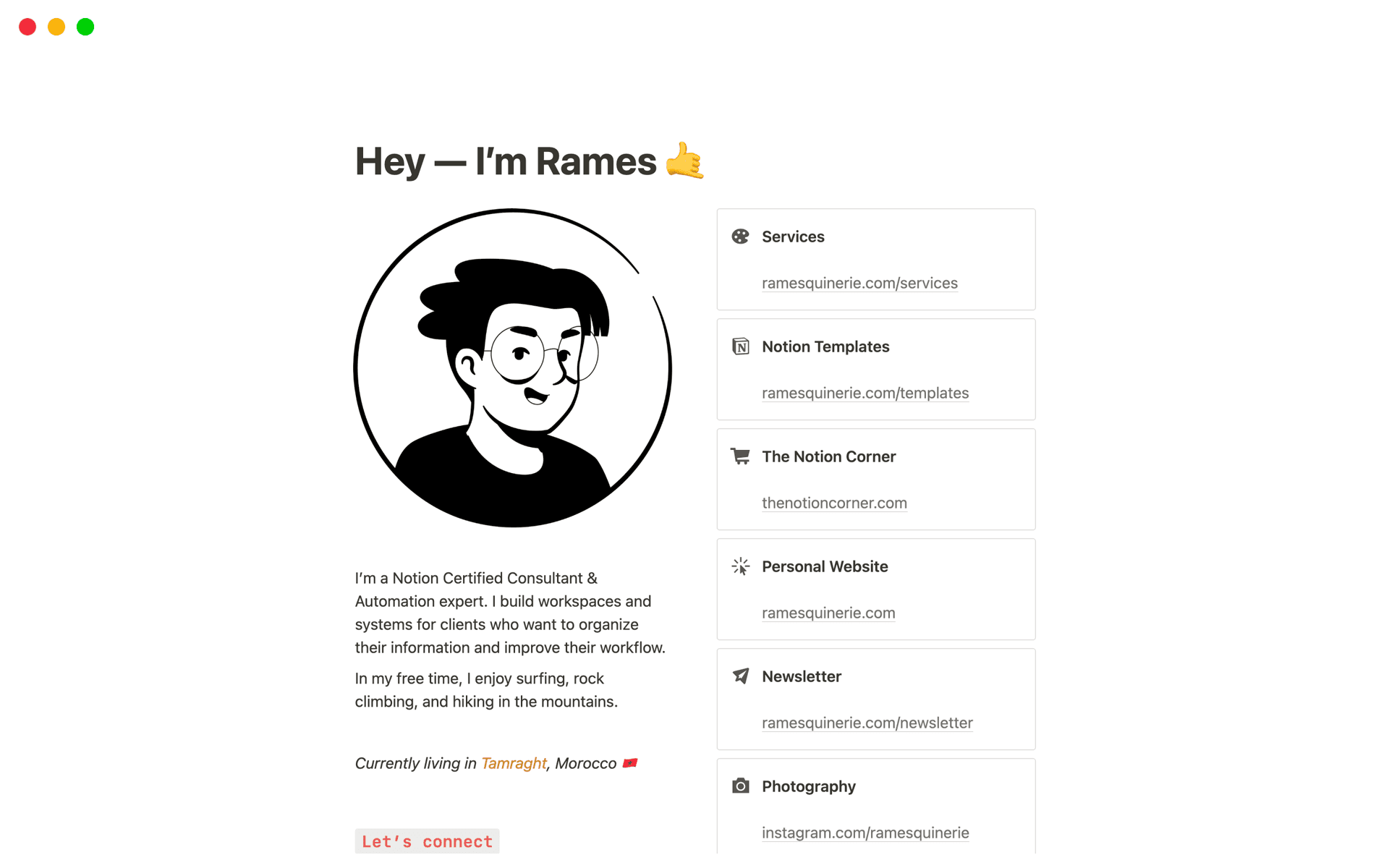 Link in Bio Website