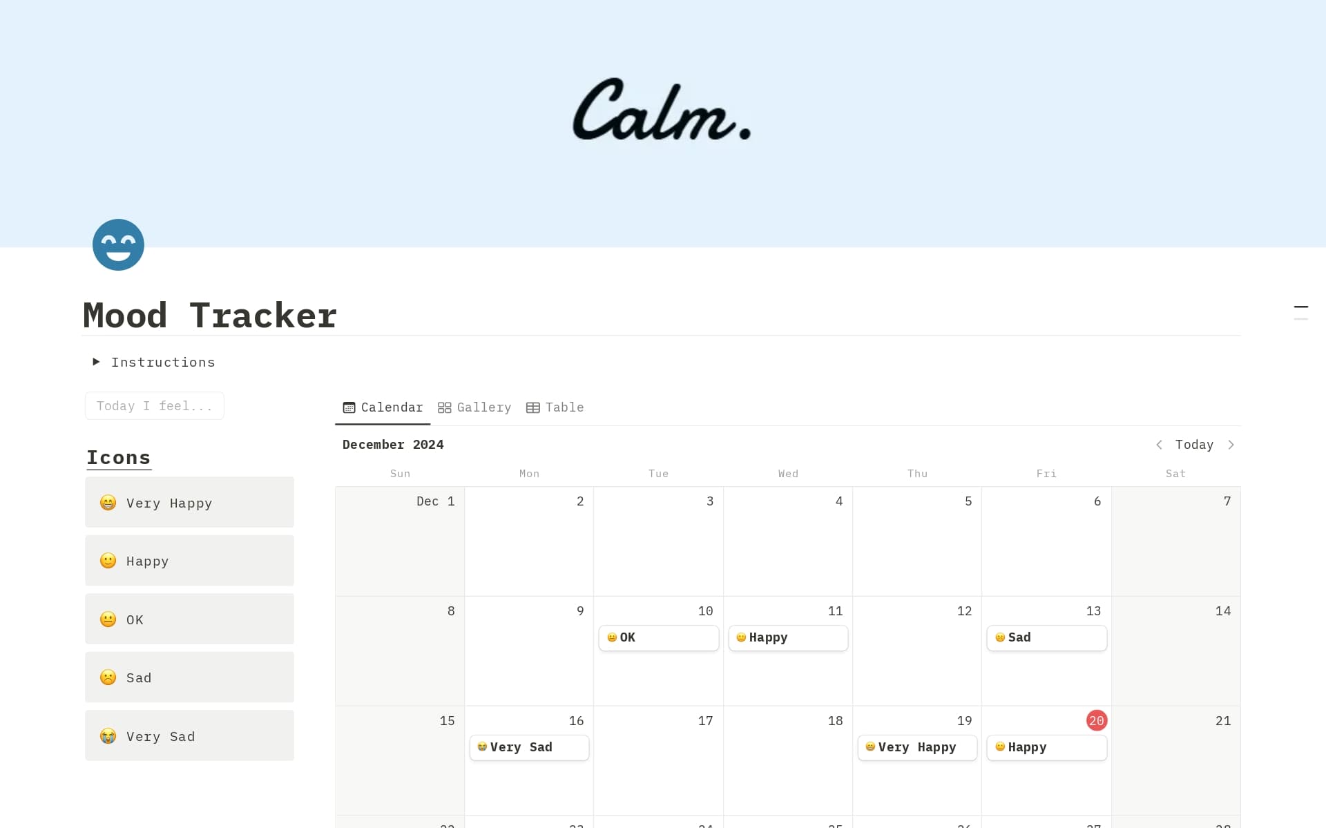 The Mood Tracker