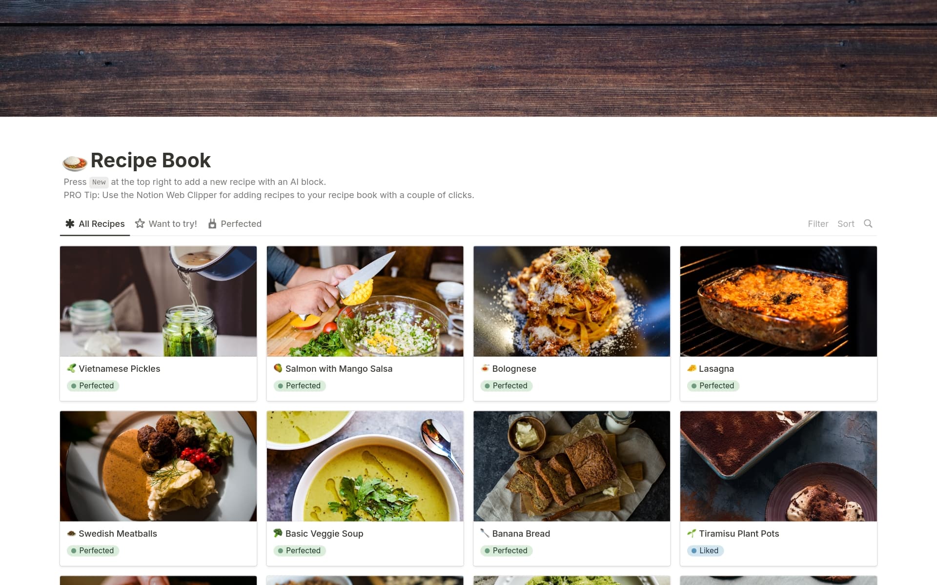 Recipe Book