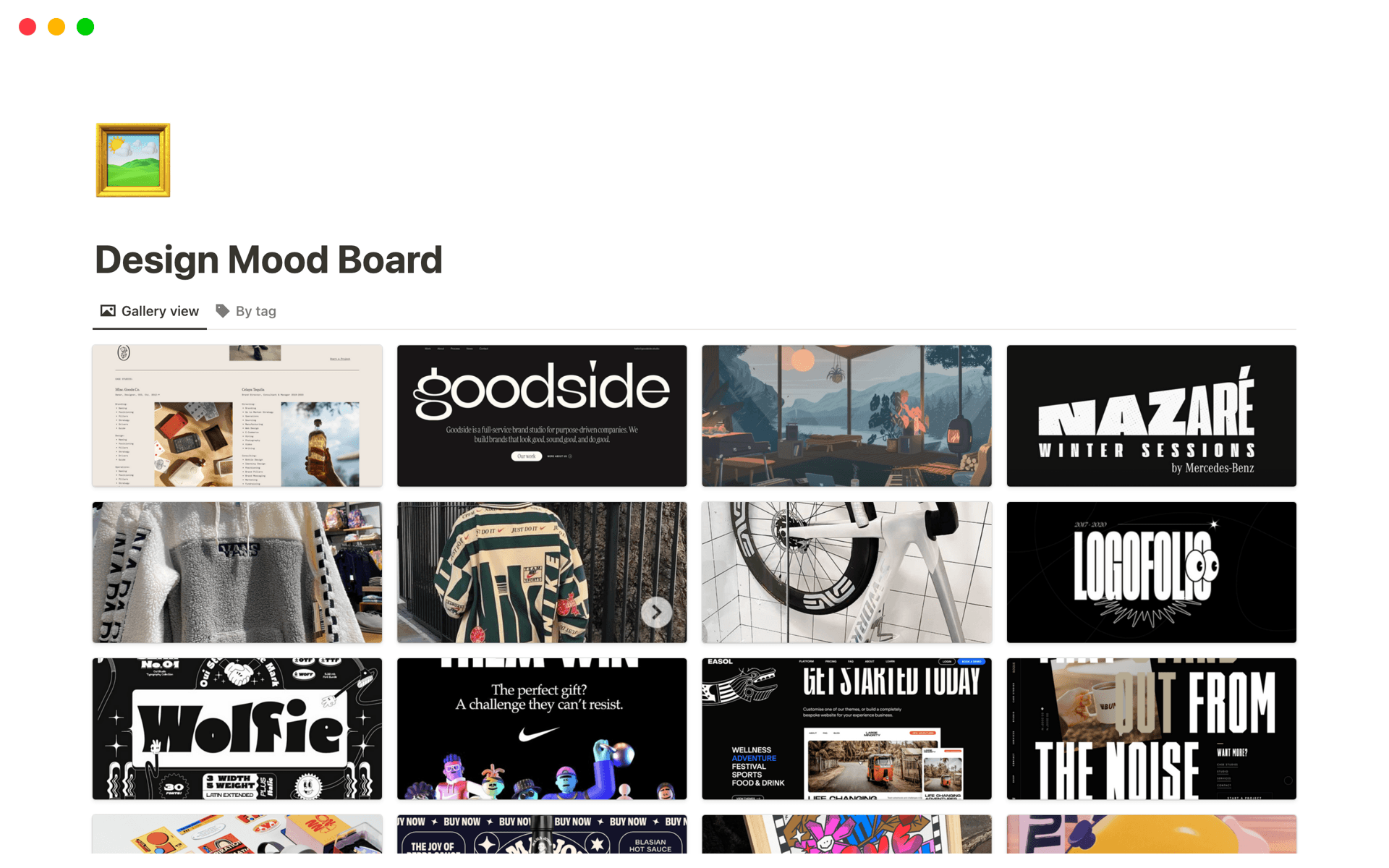 Simple Design Moodboard